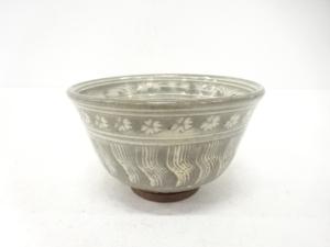 浅見与し三造　三島手　茶碗